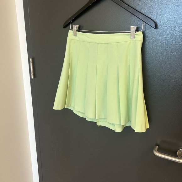 Sunday Best size 6 EUC worn once mint Green High-Low Pleated Mini Skirt - Picture 2 of 12